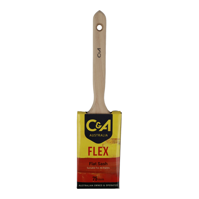 C&A Brushware Flex Flat Sash Brush 75mm Interior Exterior Trade