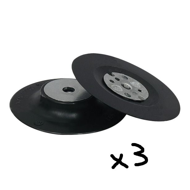 Norton Backing Pad For Right Angle Grinders 125mm M14 Fibre x 3