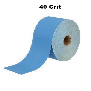 3M Stikit Blue Abrasive Sheet Roll 70mm x 9.1m 40 Grit 36215 Surface Prep