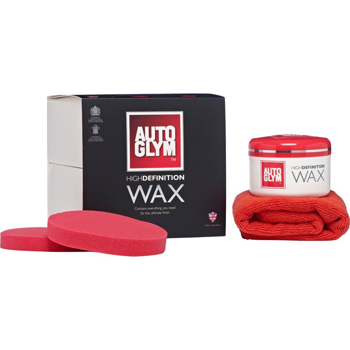 Autoglym High Definition Car Wax Kit AURHDWAXKIT Marine Automotive High Gloss