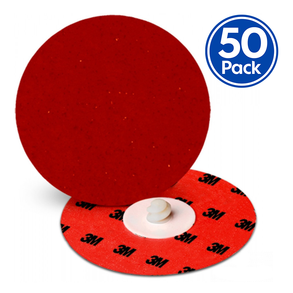 3M 984F Cubitron II Roloc Disc 50mm P60 x 50 Pack Grit Sanding Abrasive Box