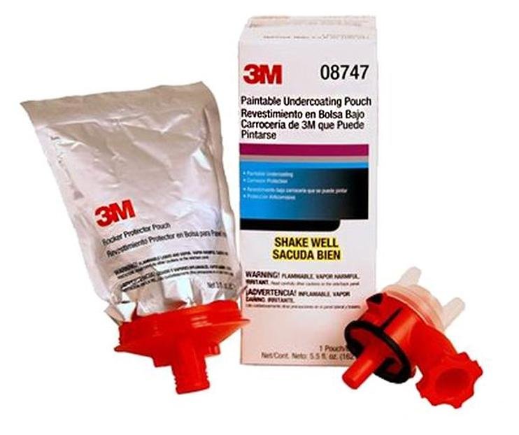 3M 08747 Paintable Undercoating Pouch Corrosion 5.5oz Protect Auto Car Accuspray