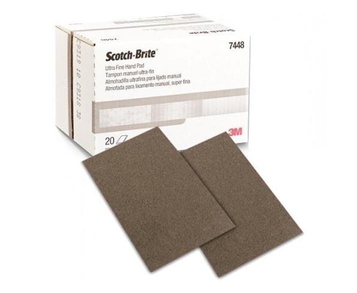 3M 7448 Scotch Brite Ultra Fine Hand Pad 20 Pack 152mm x 228mm