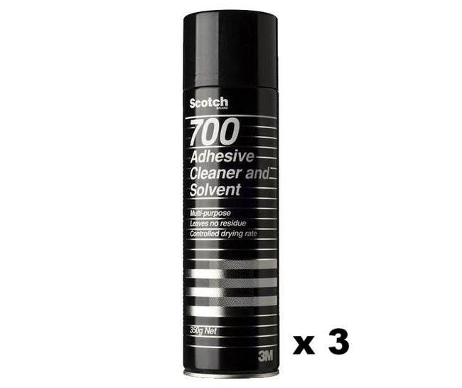 3M Adhesive Cleaner and Solvent 700 350g  x 3