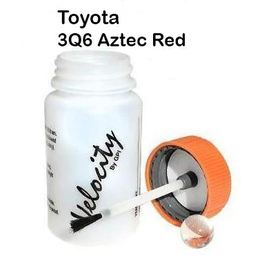 Auto Touch Up Bottle for Toyota 3Q6 Aztec Red Paint 50mL