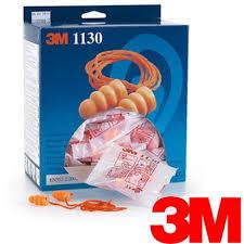 3M™ 1130 Corded Earplugs, Poly Bag Bx100