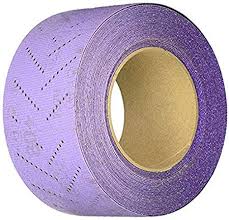 3M 34448 Cubitron II Hookit Purple Clean Sanding Sheet Roll 240+ Grit 70mm x 12m