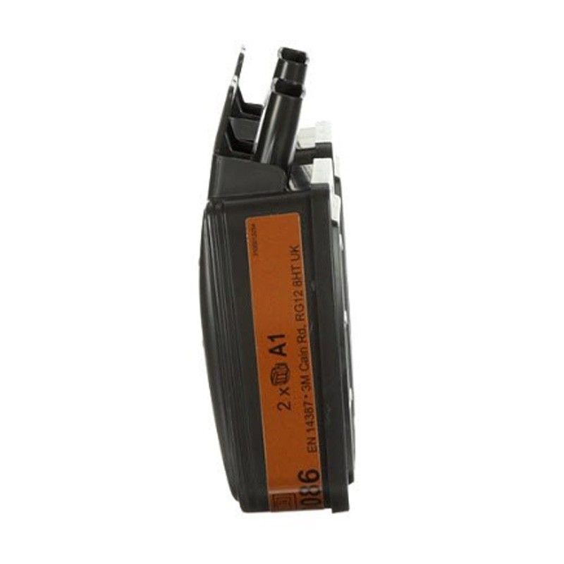 3M D8051 Secure Click A1 Organic Vapours Cartridge Filter Pair Dual Flow