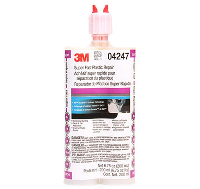 3M Super Fast Plastic Repair 200ml 04247 No Crack Bonds To Any Substrate