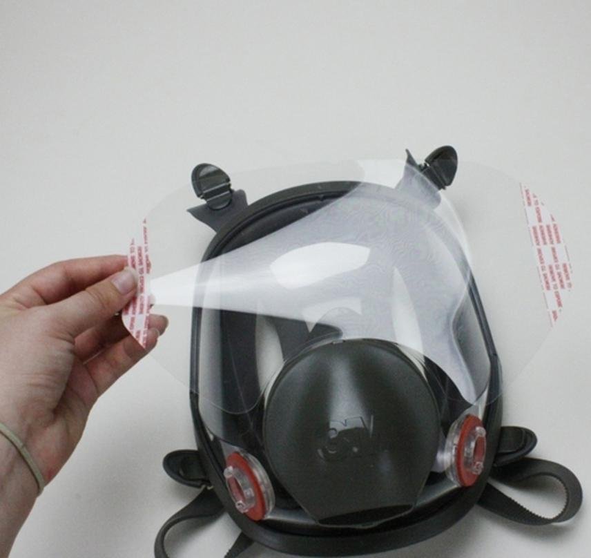 3M 6885 Respirator Lens Covers 25 Pack for 6800 Full Face Mask