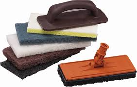 DON'T LIST TOO LONG TO SHIP - 3M™ Doodlebug™ Swivel Pad Holder with 1.2m Pole Marine Scrubbing Scouring