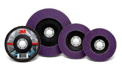 3M Flap Disc 769F 52007 125mm 60 Grit Pack of 5 Purple 22.3mm Center Metalwork