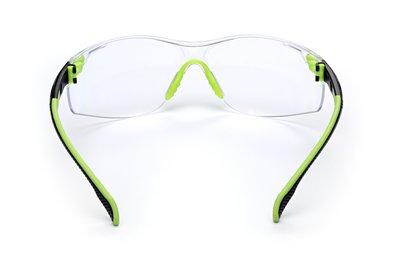 3M Solus 1000-Series Safety Glasses S1201SGAF-KT Foam Strap Green Black Clear