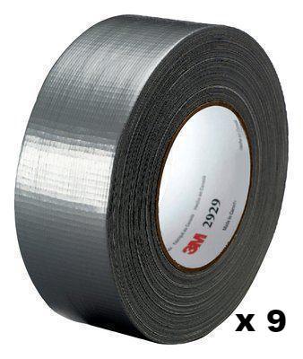 3M General Use Silver Duct Tape 2929 48mm x 45.7mm x 9
