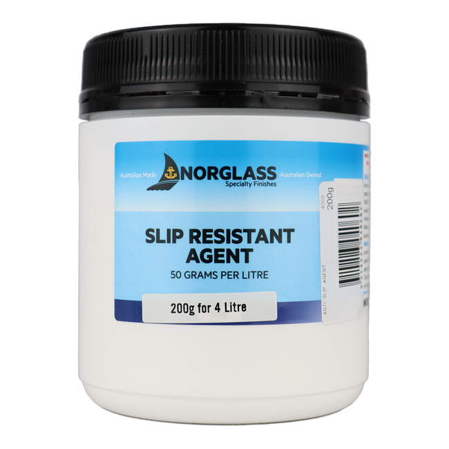 Norglass Slip Resistant Plastic Non-Settling White Powder Agent  200g For 4L