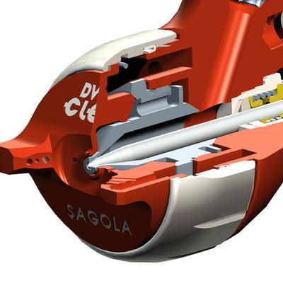 Sagola 4600 Xtreme Spray Painting Gun DVR Titania Cap Single Stage Clear 1.30