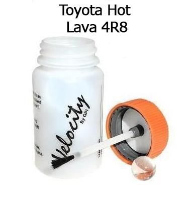 Auto Touch Up Paint for Toyota 4R8 Inferno Red Hot Lava Orange Corolla Camry RAV-4 Hilux