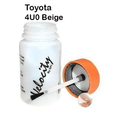 Auto Touch Up Bottle for Toyota 4U0 Beige Paint 50mL