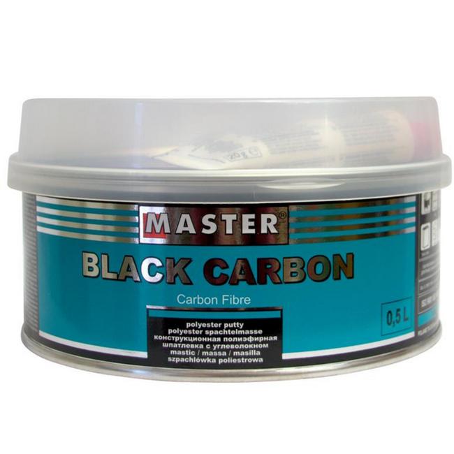 TROTON Master Black Carbon Fibre Reinforced Polyester Putty Body Filler 500ml