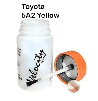 Auto Touch Up Bottle for Toyota 5A2 Yellow Paint 50mL