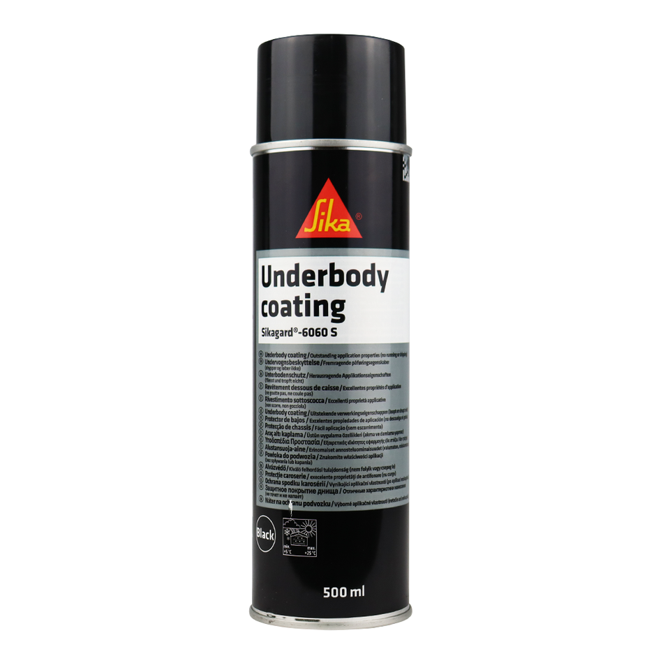 Sika Sikagard 6060S Bitumen-Based Underbody Coating 500ml Black