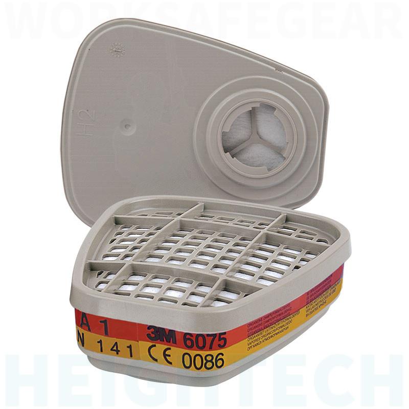 3M 6075 Formaldehyde Organic Vapour Cartridge Filter A1 Form Pair