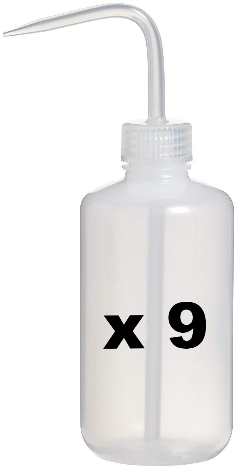 Thinners Solvent Squirter Spray Maintence Gun Cleaning Bottle 1L x 9