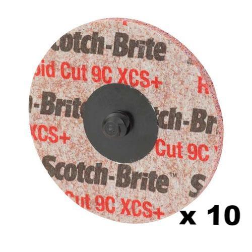 3m Scotch Brite Roloc 048011-64859 Rapid Cut Utilized Wheel TR 3" Coarse x 10