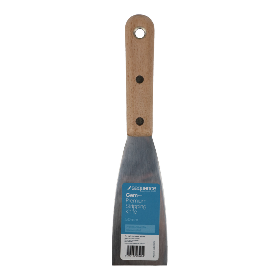 Sequence Premium Stripping Knife 50mm Professional Quality Stainless Steel