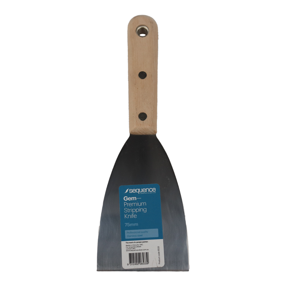 Sequence Premium Stripping Knife 75mm Professional Quality Stainless Steel
