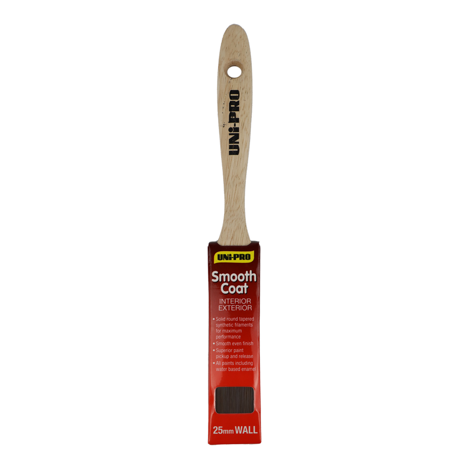UNi-PRO Smooth Coat Brush 25mm Interior Exterior Trade
