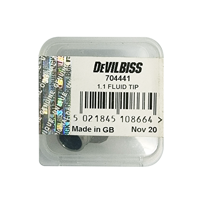 DeVilbiss DV1 Fluid Tip 1.1 (DV1-1.1 C) 704441