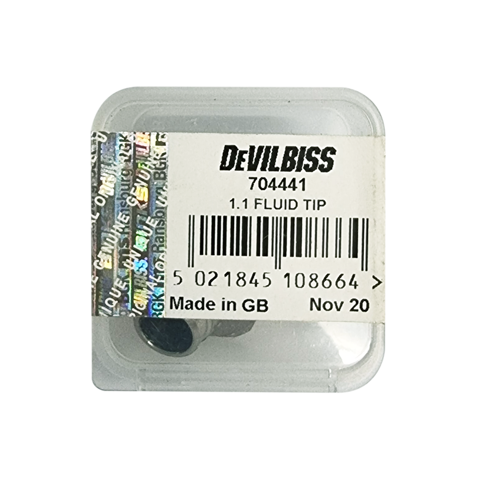 DEVILBISS DV1 Fluid Tip 1.1mm DV1 1.1 C 704441 Spray Gun Nozzle