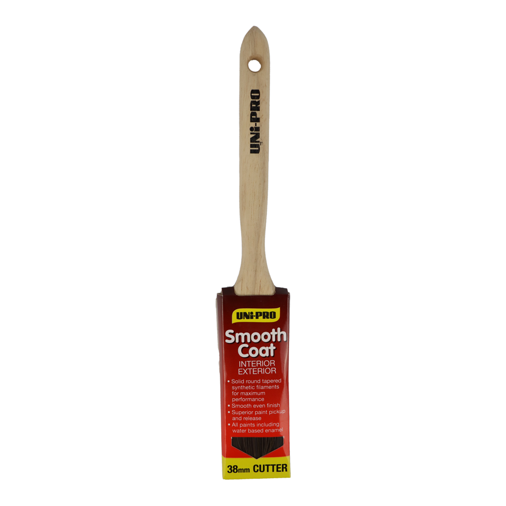 UNi-PRO Smooth Coat Cutter Brush 38mm Interior Exterior Trade ...