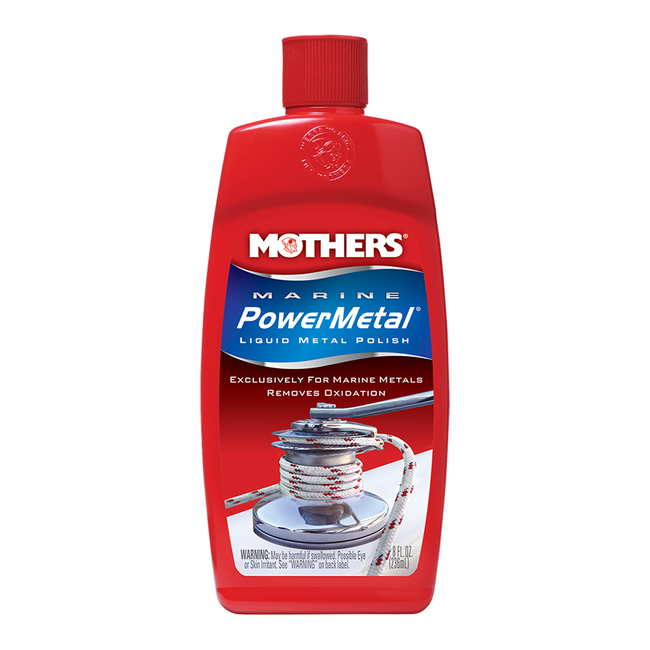 Mothers Marine PowerMetal Liquid Metal Polish 236mL 7191048 Polishing Buffing