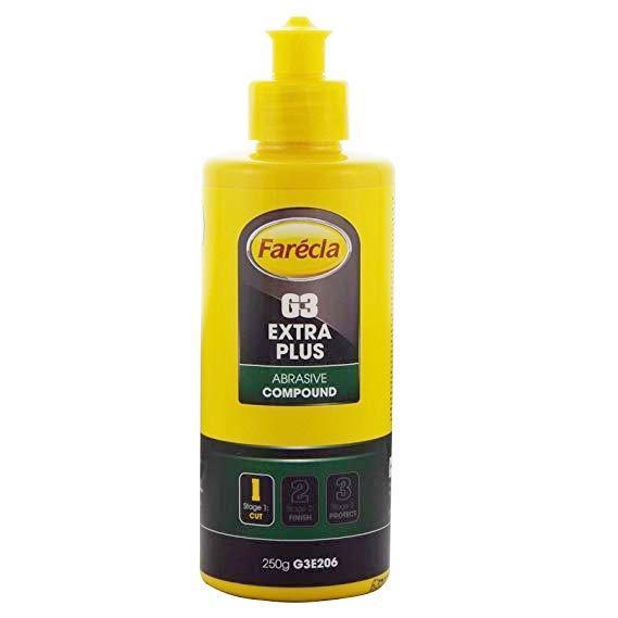 FARECLA G3 Extra PLUS Abrasive Cutting Compound Swirl Remover 250g G3E206
