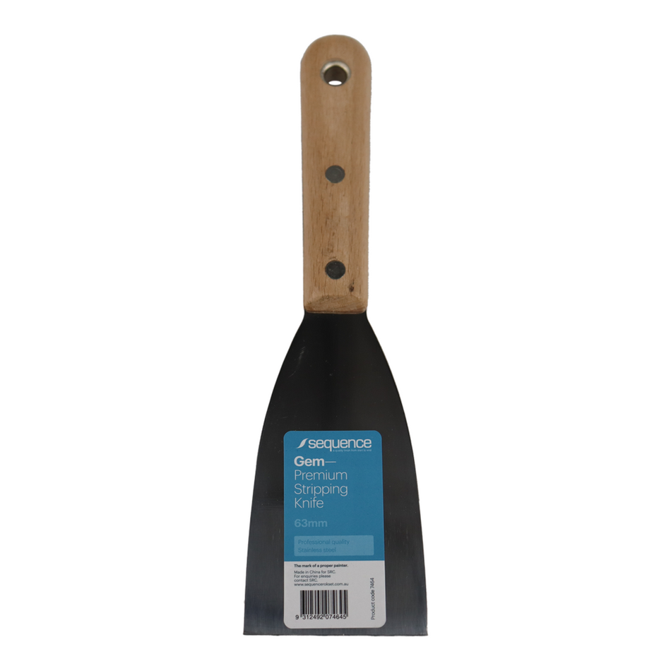 Sequence Premium Stripping Knife 63mm Professional Quality Stainless Steel