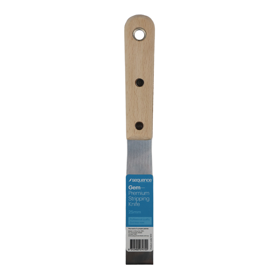 Sequence Premium Stripping Knife 25mm Professional Quality Stainless Steel