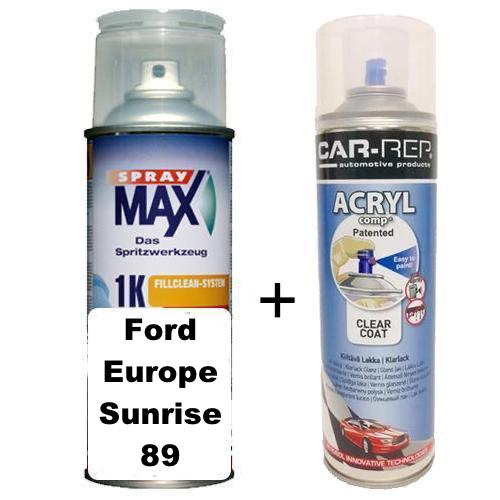 Auto Touch Up Paint Ford Europe Sunrise 89 Plus 1k Clear Coat