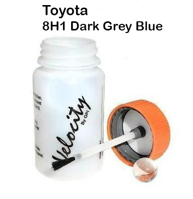 Auto Touch Up Bottle for Toyota 8H1 Dark Grey Blue Paint 50mL