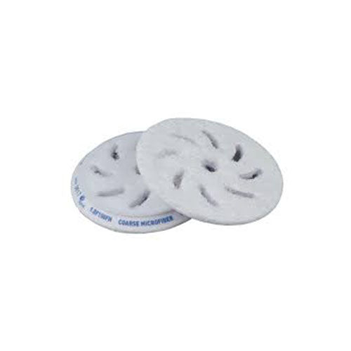 Rupes Blue Bigfoot Microfibre 170mm Coarse Buff White Pad Pk2 9.BF170FH