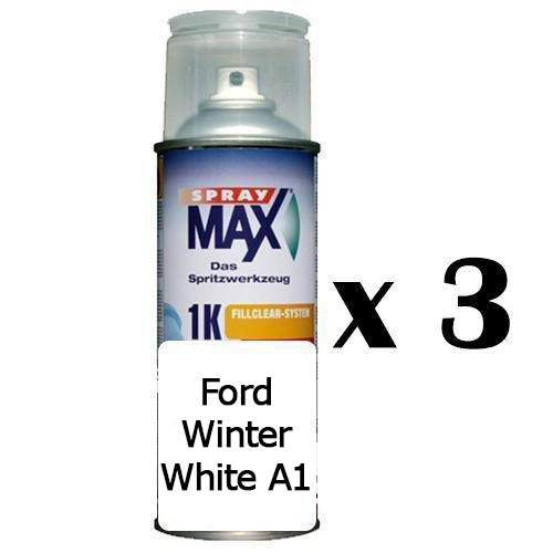 Auto Touch Up Paint Ford Winter White A1 x 3