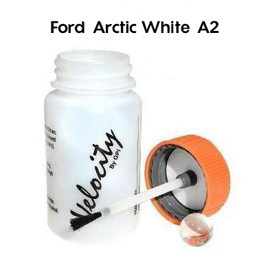 Auto Touch Up Bottle Ford Code A2 Arctic White Paint 50mL