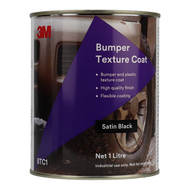 3M Bumper Texture Coat Satin Black 1L Automotive Primer