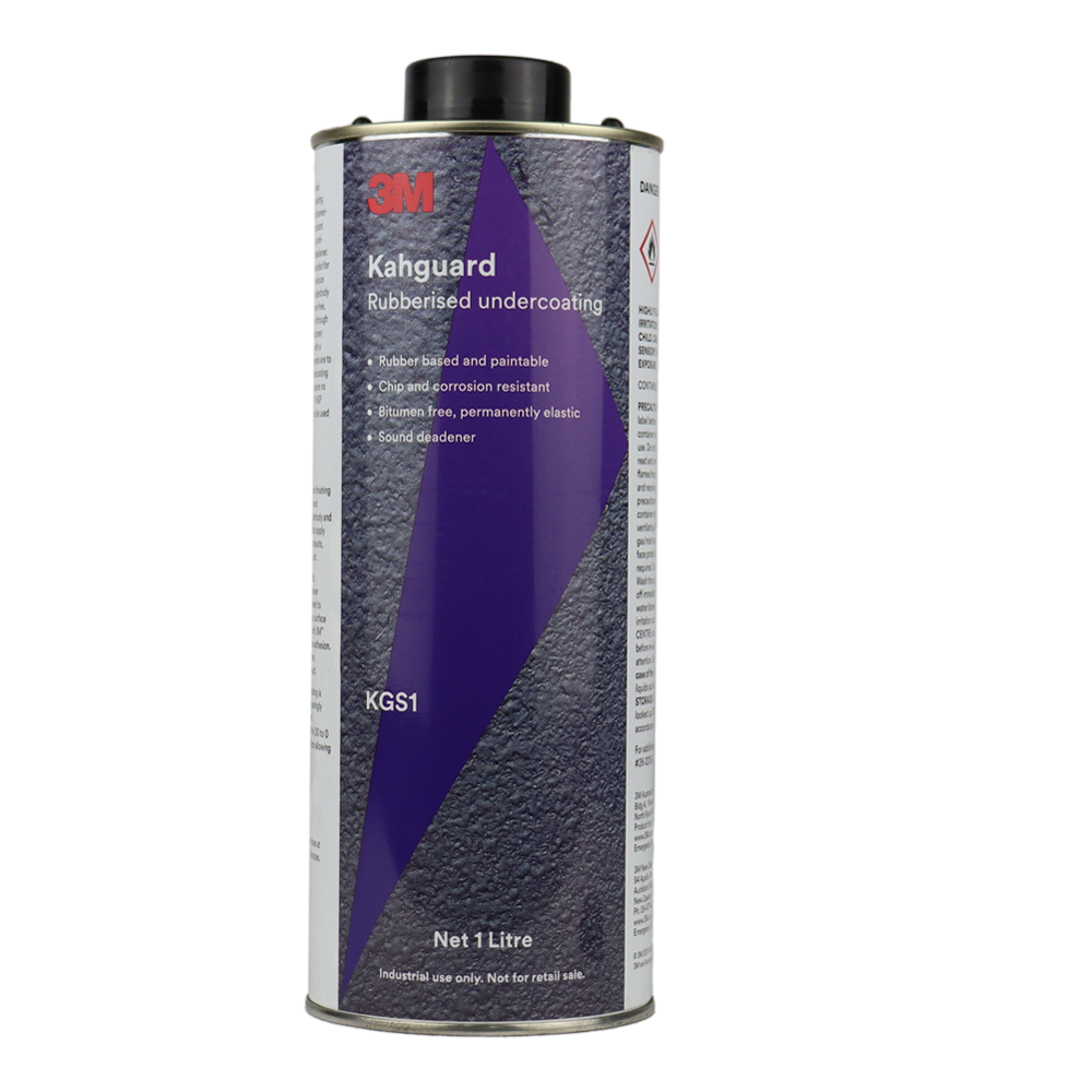 3M Kahguard Rubberised Underbody Coating 1L Black Sound Deadening