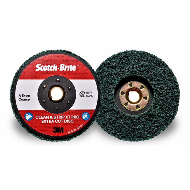 3M Scotch Brite Clean and Strip XT Pro Extra Cut Stripping Disc 125mm x 22mm