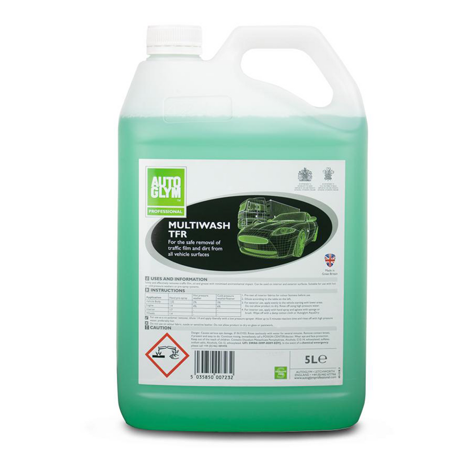 AUTOGLYM PM3 Multiwash TFR 5L Removal Traffic Film Car Wash Detergent