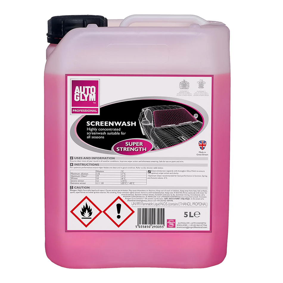 AUTOGLYM Professional Super Strength All Season Screenwash 5L