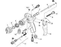 ANEST IWATA Concept AZ3HTE & AZ1HTE Spray Gun Reservice Kit