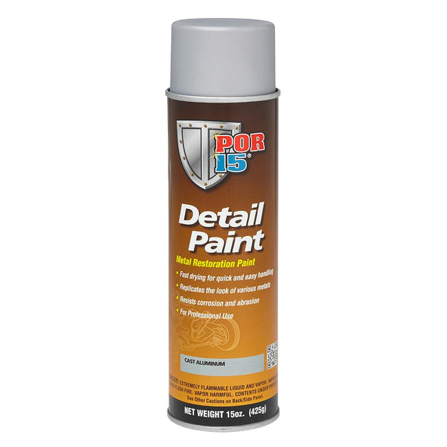 POR15 Detail Paint Metal Restoration Paint Cast Aluminum 425g Corrosion